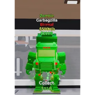Fortnite Steal the Brainrot Zombie Garbagzilla