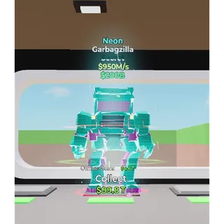 FORTNITE STEAL THE BRAINROT NEON GARBAGZILLA