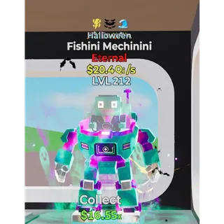 Spooky Fishini Mechinini 3 traits 20Qi/s Fortnite Steal The Brainrot
