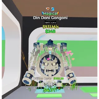 Fortnite Steal The Brainrot Magical Din Doni Gongoni 2 traits 931M/s
