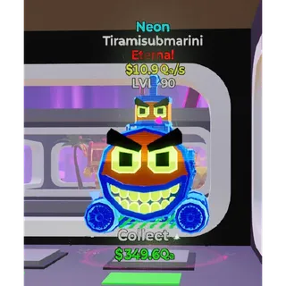 Neon Tiramisubmarini - Fortnite Steal The Brainrot