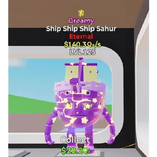 Dreamy Ship Ship Ship Sahur 1 trait Fortnite Steal The Brainrot