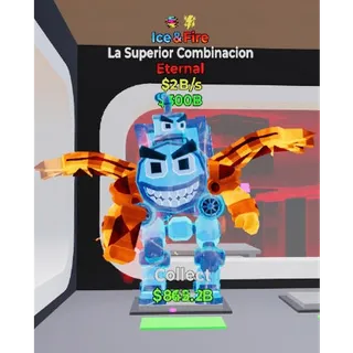 Fortnite Steal The Brainrot Ice & Fire La Superior Combinacion 2B/s 2 traits