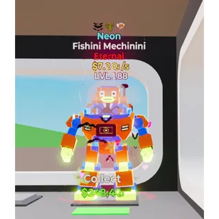 Neon Fishini Mechinini 3 traits Fortnite Steal The Brainrot