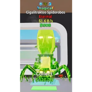 Fortnite Steal The Brainrot Magical Gigalitraktos Spidorobos 3 traits 1.6B/s