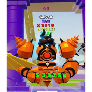 Shiny Golvolt Boss ★1 STAR Fortnite Fight The Brainrot