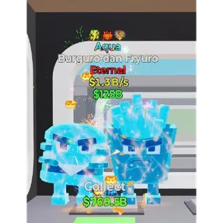 Fortnite Steal The Brainrot Aqua Burguro dan Fryuro 1.3B/s 3 traits
