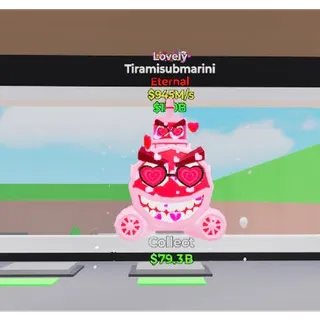 Fortnite Steal The Brainrot Lovely Tiramisubmarini