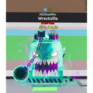 Wreckzilla Halloween 2 traits  - Fortnite steal the brainrot
