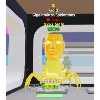 Fortnite Steal The Brainrot Gold Gigalitraktos Spidorobos 1 trait 
