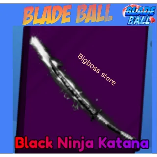 Black Ninja Katana - Blade Ball