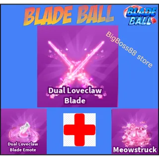 Dual Loveclaw Blade Full set - Blade Ball