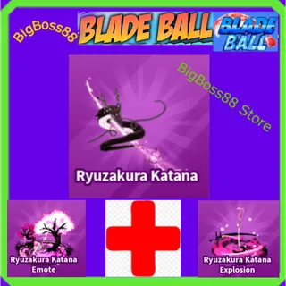Ryuzakura Katana Full set - Blade Ball
