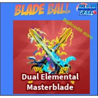 Dual Elemental Masterblade - Blade Ball