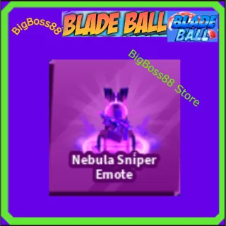 Nebula Sniper Emote - Blade Ball