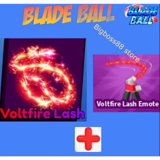 Voltfire Lash + Emote - Blade Ball