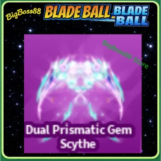 Dual Prismatic Gem Scythe - Blade Ball