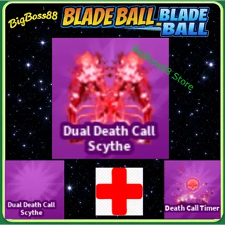 Dual Death Call Scythe Full set - Blade Ball