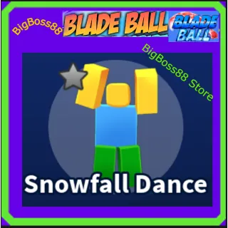 Snowfall Dance Emote - Blade Ball