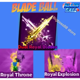 Dual Royal Blades Full set - Blade Ball