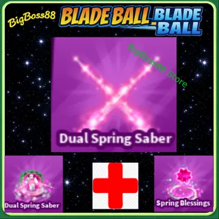 Dual Spring Saber Full set - Blade Ball