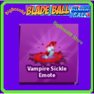 Vampire Sickle Emote - Blade Ball