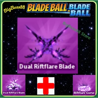 Dual Riftflare Blade Full set - Blade Ball