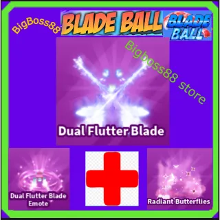 Dual Flutter Blade Full set - Blade Ball
