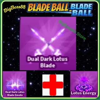 Dual Dark Lotus Blade Full set - Blade Ball