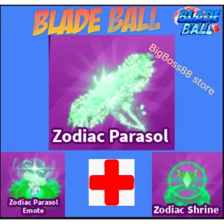 Zodiac Parasol Full set - Blade Ball