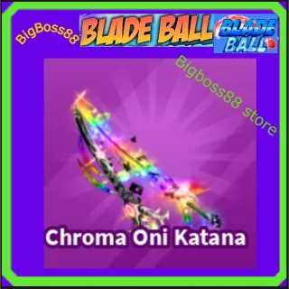 Chroma Oni Katana - Blade Ball