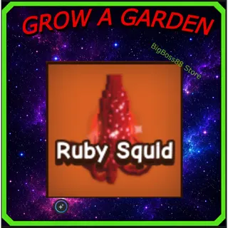 x2 Ruby Squid - Grow A Garden
