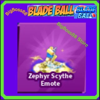 Zephyr Scythe Emote - Blade Ball
