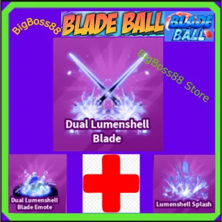 Dual Lumenshell Blade Full set - Blade Ball