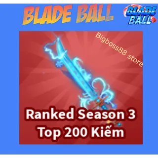 Ranked Season 3 Top 200 Sword - Blade Ball