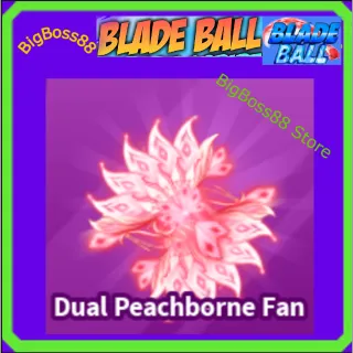 Dual Peachborne Fan - Blade Ball