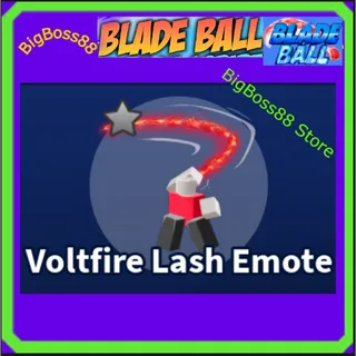 Voltfire Lash Emote - Blade Ball