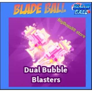 Dual Bubble Blaster + Dual Bubble Blasters Emote - Blade Ball