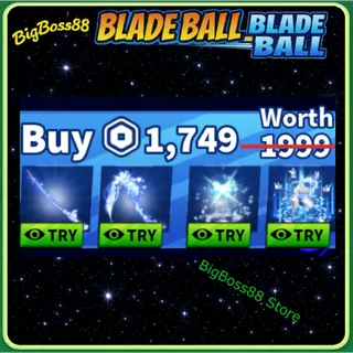 Blue Bunny Pack 【1749R】- Blade Ball