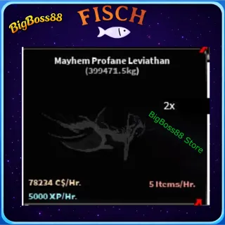 Mayhem Profane Leviathan 2 ( Aquarium ) 78.2K C$ per hour 5k Xp - Fisch