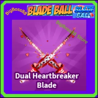 Dual Heartbreaker Blade - Blade Ball