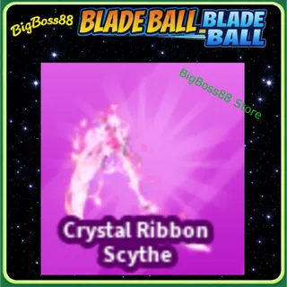 Crystal Ribbon Scythe - Blade Ball