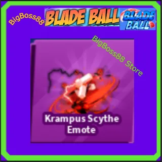 Krampus Scythe Emote - Blade Ball