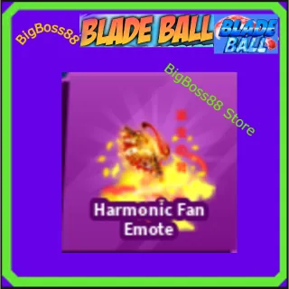 Harmonic Fan Emote - Blade Ball