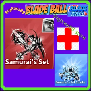 Samurai's Set Finisher + Emote - Blade Ball
