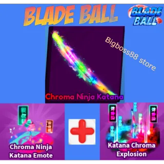 Chroma Ninja Katana Full set - Blade Ball