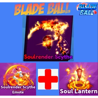 Soulrender Scythe  Full set - Blade Ball
