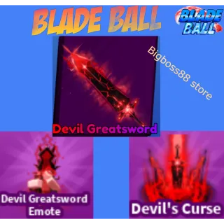 Devil Greatsword Full set - Blade Ball