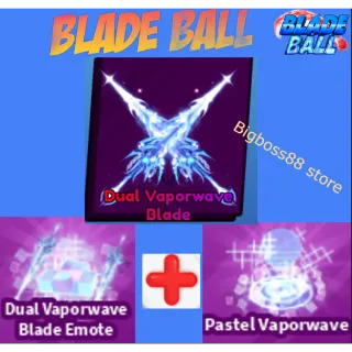 Dual Vaporwave Blade Full set - Blade Ball