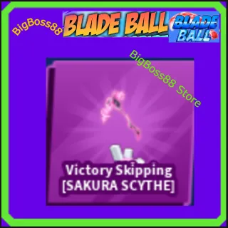 Victory Skipping [SAKURA SCYTHE] Emote - Blade Ball